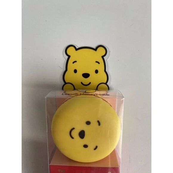 THE CREME SHOP DISNEY Winnie the Pooh Vitamin E Shea Butter MACARON LIP BALM NEW - Picture 2 of 8